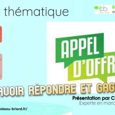 2024.10.08 | Savoir répondre et gagner les appels d'offres