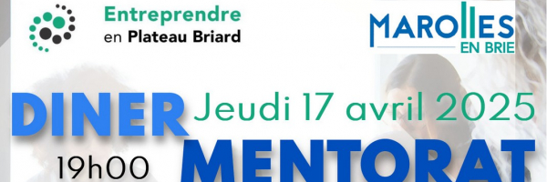 Diner Mentorat  - Ouvert à tous -