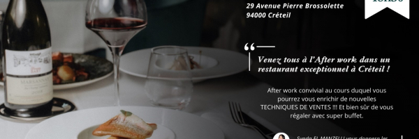 Afterwork | Boostez vos ventes et sachez lever les objections